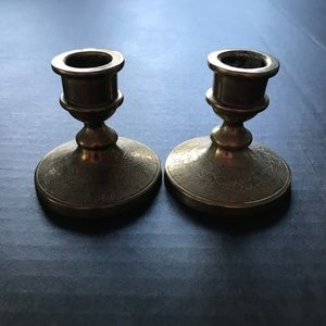 Vintage Pure heavy brass candlesticks (SP-24)